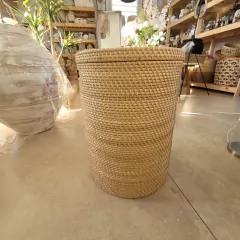 Cesto Rattan para ropa color Natural 50x35cm en internet