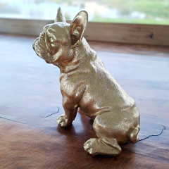 Bulldog frances dorado viejo 27cm - comprar online