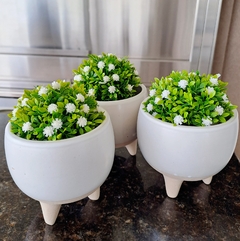 Maceta Neo Cerámica Blanca 10cm