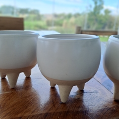 Maceta Neo Cerámica Blanca 10cm - tienda online