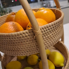 Rack de Rattan 2 Estantes - comprar online