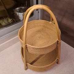 Rack de Rattan 2 Estantes - comprar online