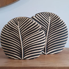 Imagen de FLORERO CERAMICA HOJA CHICO 20cm