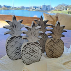 ANANAS madera 20 22CM BEIGE - kazaru