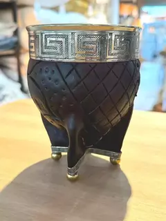 MATE IMPERIAL PREMIUM LABRADO ALPACA Y PATAS DE BRONCE en internet