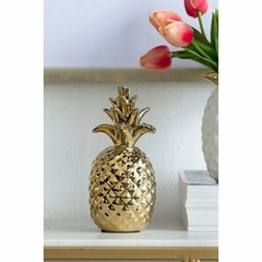 Anana de cerámica Pineapple 17cm dorado - kazaru