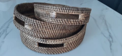 Bandeja de Rattan Oval Mediana en internet
