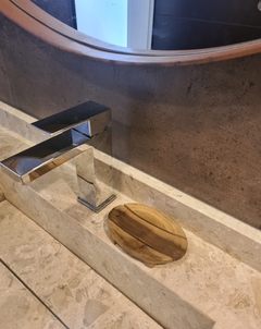 Jabonera de Madera Oval 13cmx9cm - comprar online