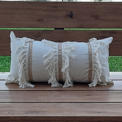 Almohadon Yute 30x60cm