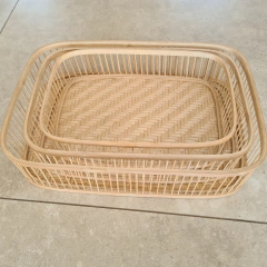 Bandeja Natural, Bambú + Rattan grande en internet