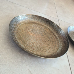 Bandeja bronce 26.5cm