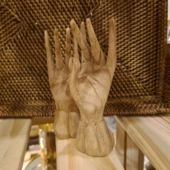 Juego de Manos Madera deco adorno 10cm - comprar online