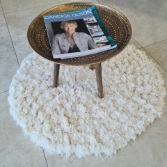 Alfombra de algodón circular redonda 100cm - comprar online