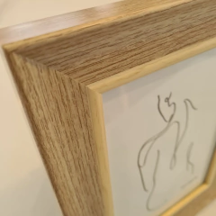 Magna portarretrato marco simil madera gastada 13x18cm - comprar online