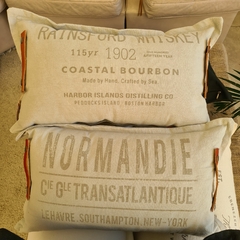 Almohadon Tusor Stamp 50x30cm