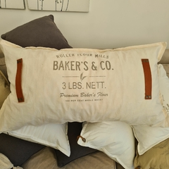 Almohadon Colchoneta XL Tusor Stamp 100x60cm - kazaru
