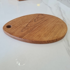 Tabla de picar oval lagrima Teca 32x25cm en internet