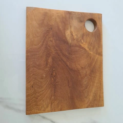 Tabla de picar rectangular Teca 20x25cm - comprar online