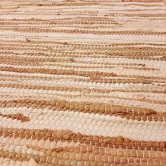 Alfombra vetas beige marron crudo tela 90x150cm en internet