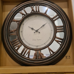 Reloj espejado vintage espejo 50cm - kazaru