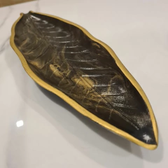 Bandeja Centro Mesa Hojas mediana - tienda online