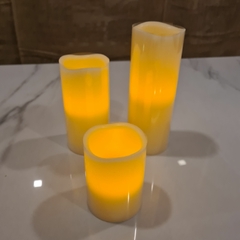 Vela led con movimiento a pilas (No incluidas) 7x15cm