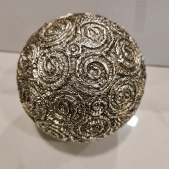 Imagen de Esfera deco metalizada grande 10cm varios modelos
