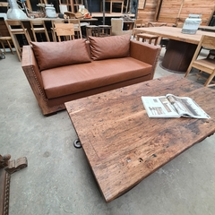 Sillon industrial madera de demolición 190cm - tienda online