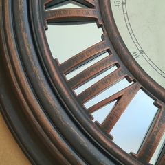 Reloj espejado vintage espejo 50cm - kazaru