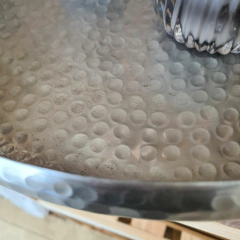 Bandeja aluminio redonda con borde curvo 43cm - comprar online