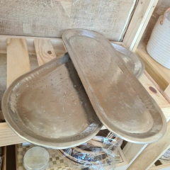 Bandeja oval aluminio mediana 53cm en internet