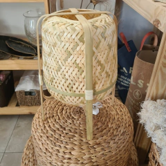 Lampara de mesa apolo Bambú con patas 38cm en internet