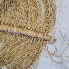 Adorno rabat colgante hoja con pelos 50x75cm - comprar online