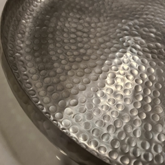 Bandeja aluminio redonda con borde curvo 43cm - tienda online