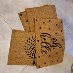 Imagen de Felpudo coco rectangular 60x40cm