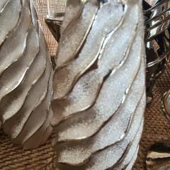 LAPLACE FLORERO cerámica en color acero HELICOIDAL en internet