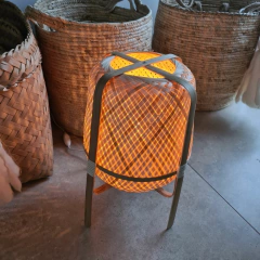 Lampara de mesa apolo Bambú con patas 38cm - tienda online