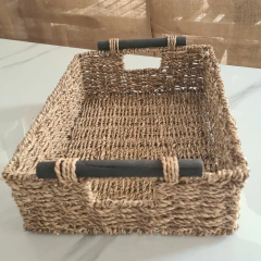 Bandeja Seagrass Rectangular Mediana 35x27 en internet