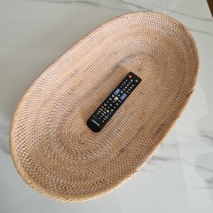 Bandeja Rattan Oval 60x35cm - tienda online
