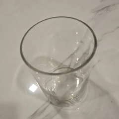 Florero vaso vidrio transparante 10x15cm - kazaru