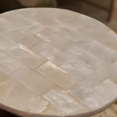 Juego 6 Apoyavasos posavasos carey redondo 10cm - tienda online