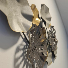 Friso decorativo adorno pared metal 9h sin marco 50x30cm - tienda online