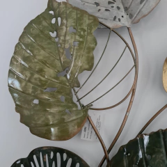 Imagen de Friso decorativo adorno pared metal 5h sin marco 84x50cm