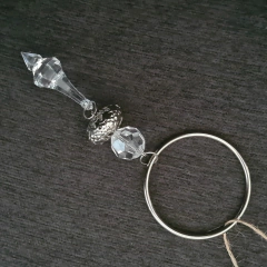 Juego de 12 servilleteros anillo metalicos con cairel 5x14cm - tienda online