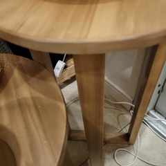 Mesa gervasoni alta patas rectas 70cm - tienda online