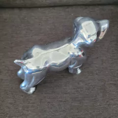 Perro gordo aluminio 13cm - tienda online