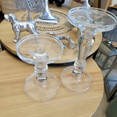 Murano Candelabro vidrio bajo 13x19cm - kazaru