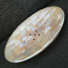 Jabonera de Nacar oval Base de Sono 14x8cm - tienda online