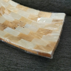 Jabonera de Nacar rectangular Base de Sono 14x8cm - tienda online