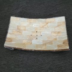 Jabonera de Nacar rectangular Base de Sono 14x8cm - comprar online